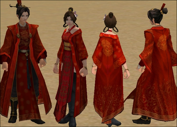 限定時裝(新款/2025年以前) - 華美赤袍