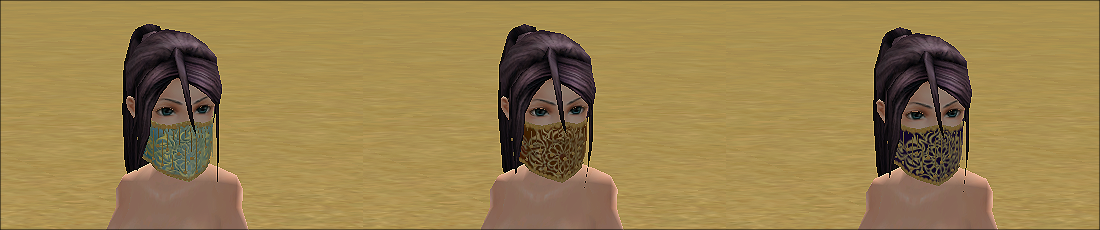 Mask - Desert Mirage Azure Veil / Desert Mirage Crimson Veil / Desert Mirage Violet Veil
